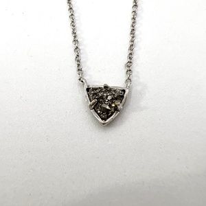 Kendra Scott Platinum Steel Drusy